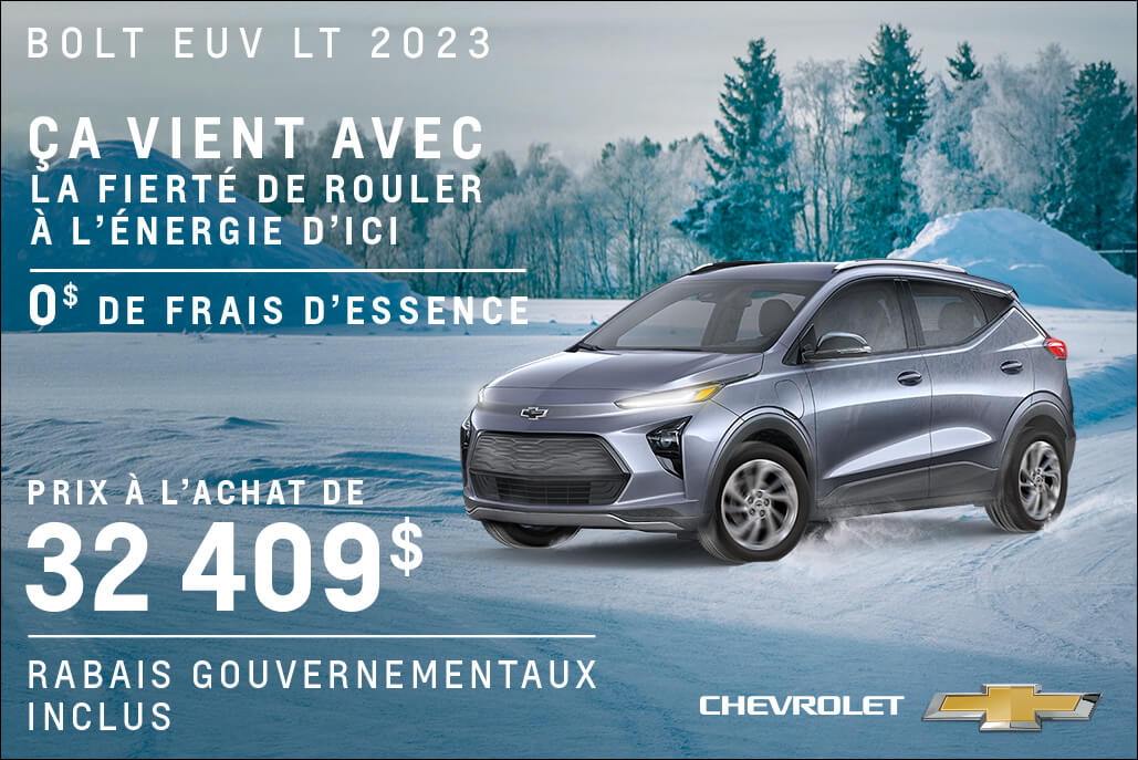 Quebec - Chevrolet Bolt EUV - FR