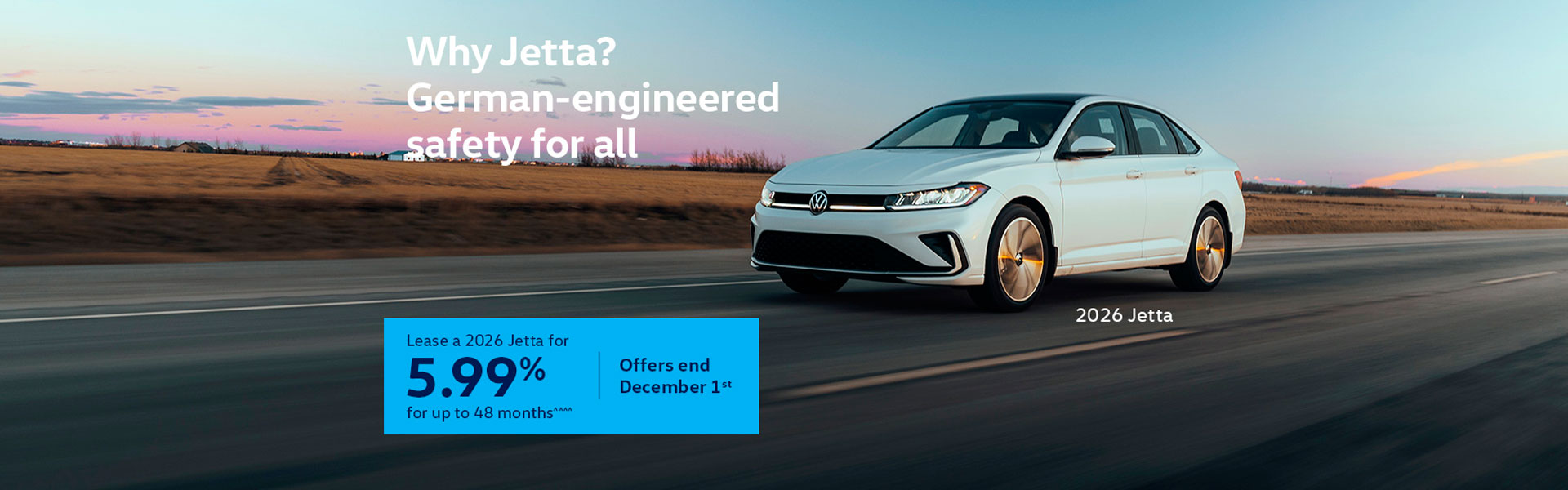 VWCA Jetta November2025 Monthly Offer - ON