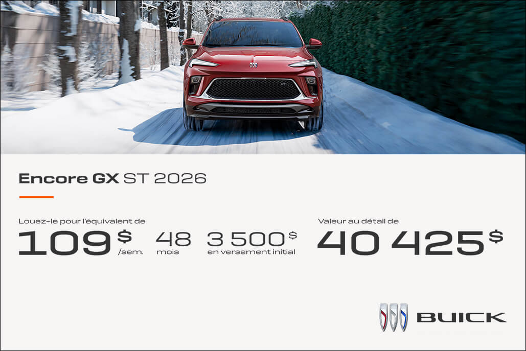 Quebec - Buick Encore GX - FR
