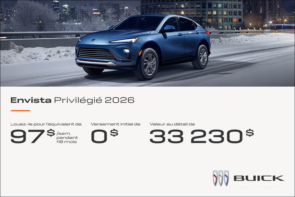 Quebec - Buick Envista - FR