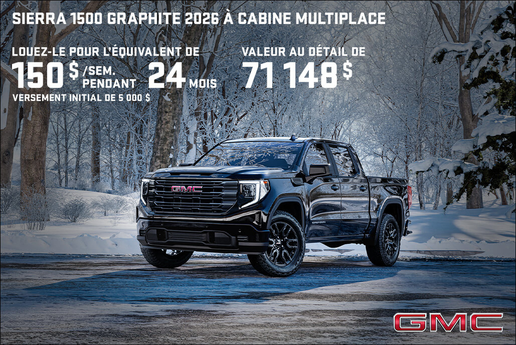 Quebec - GMC Sierra 1500 Lease - FR