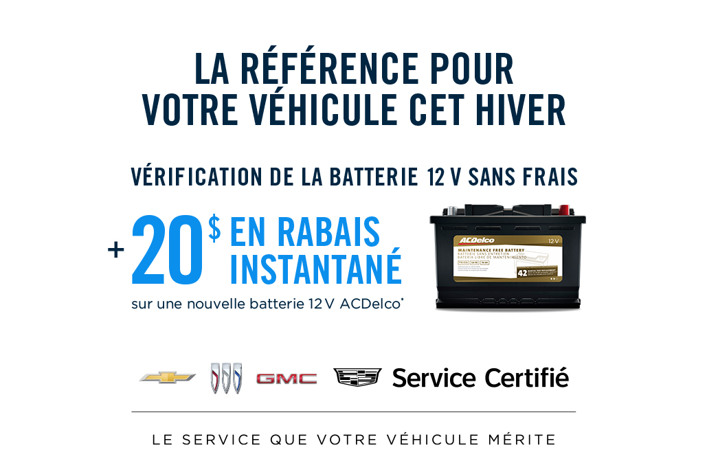 2025 Certified Service Battery Campaign - FR