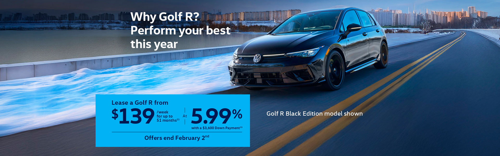 VWCA Golf R January2026 Monthly Offer - ON