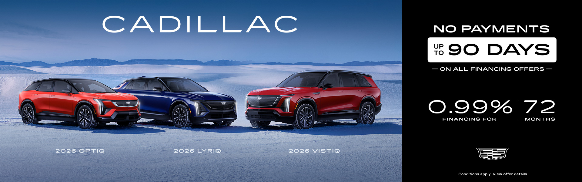 All Region - Cadillac EV Family Finance - EN