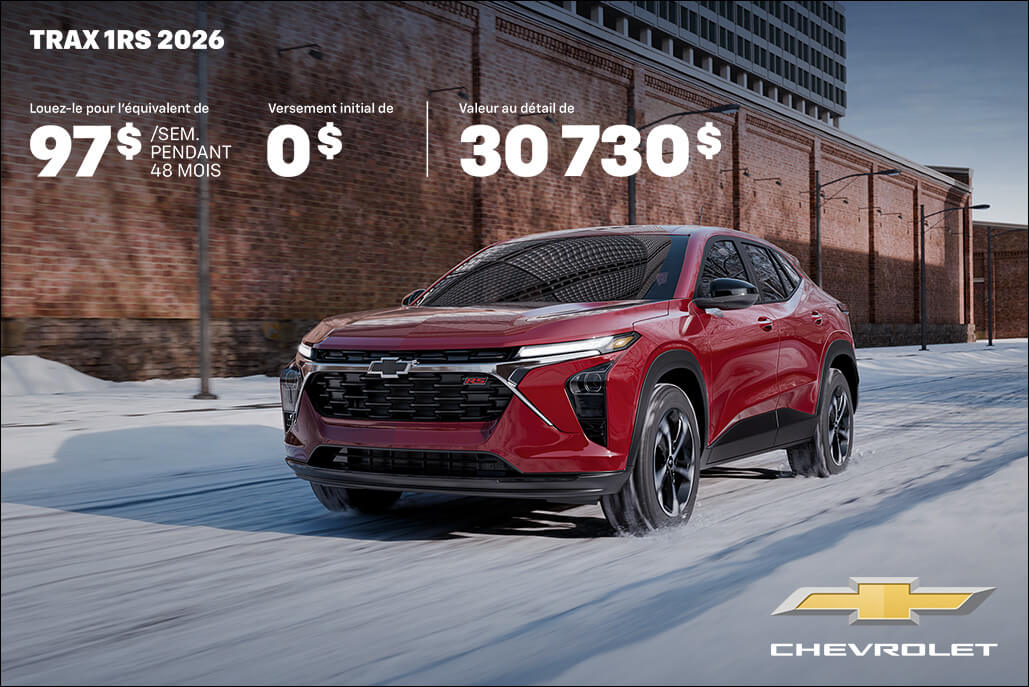 Quebec - Chevrolet Trax - FR