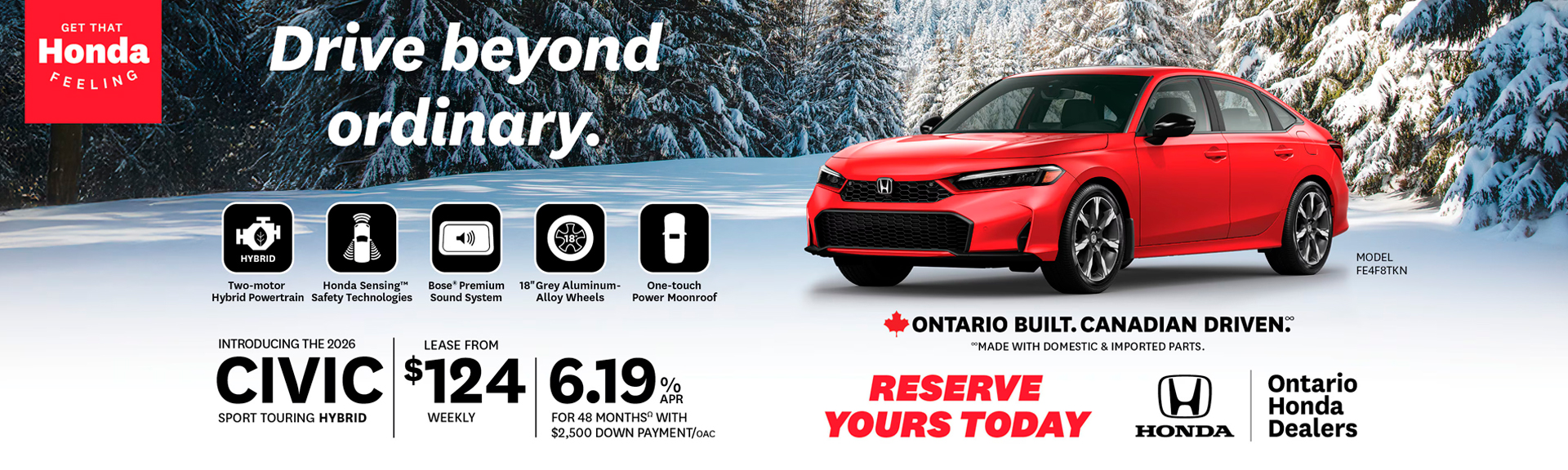 2026 Honda Civic Sport