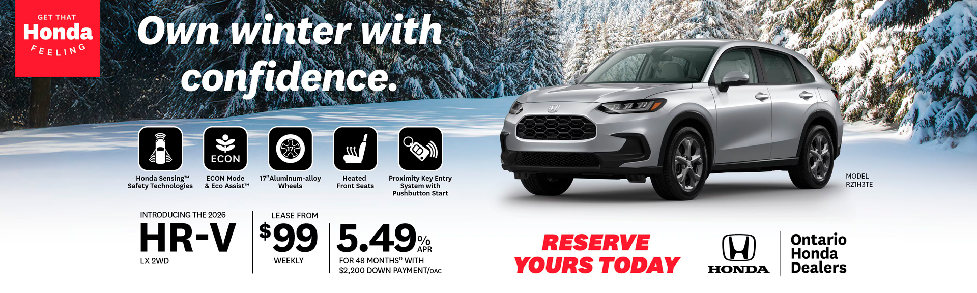 2026 Honda HR-V LX