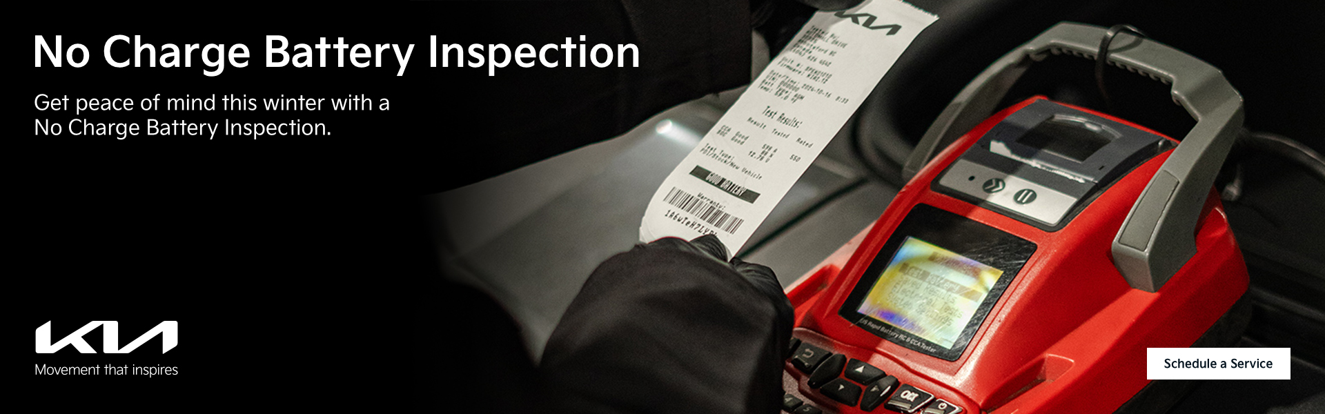 No Charge Battery Inspection