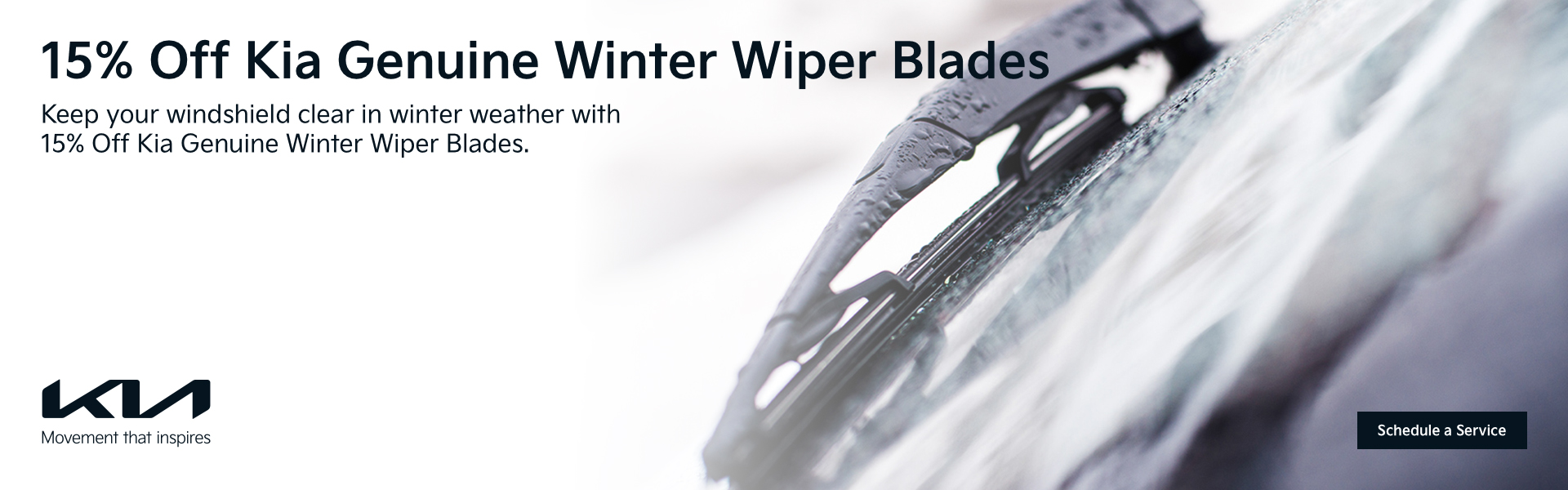 15% Off Kia Genuine Winter Wiper Blades
