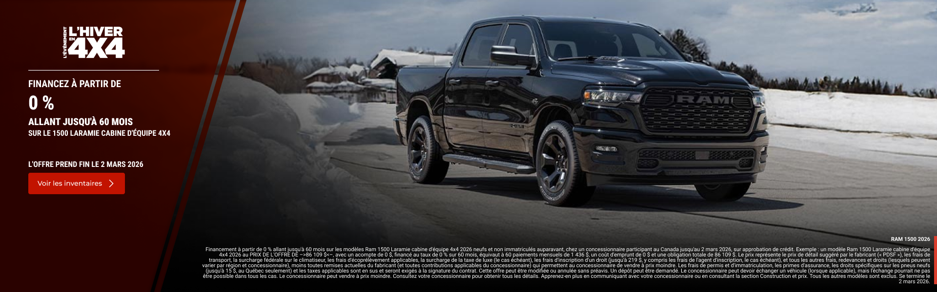 2026 RAM 1500 - FR 