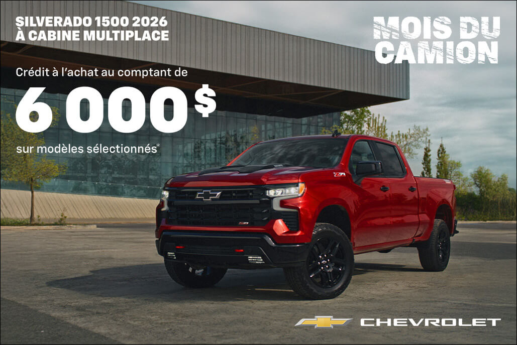 Quebec - Chevrolet Silverado Credit - FR