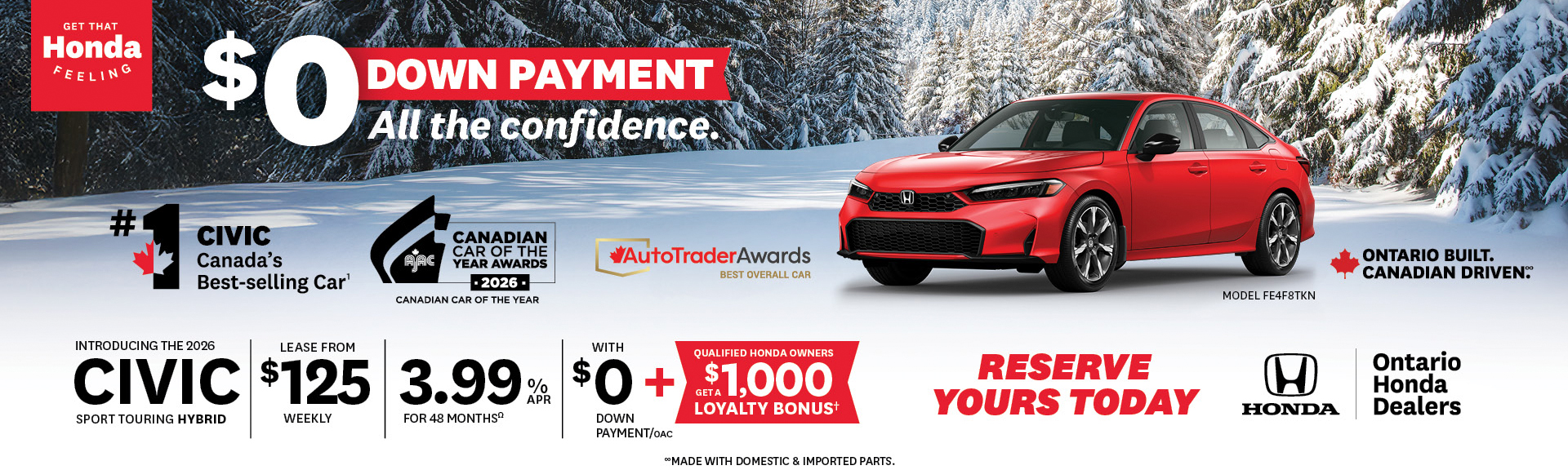 2026 Honda Civic Sport