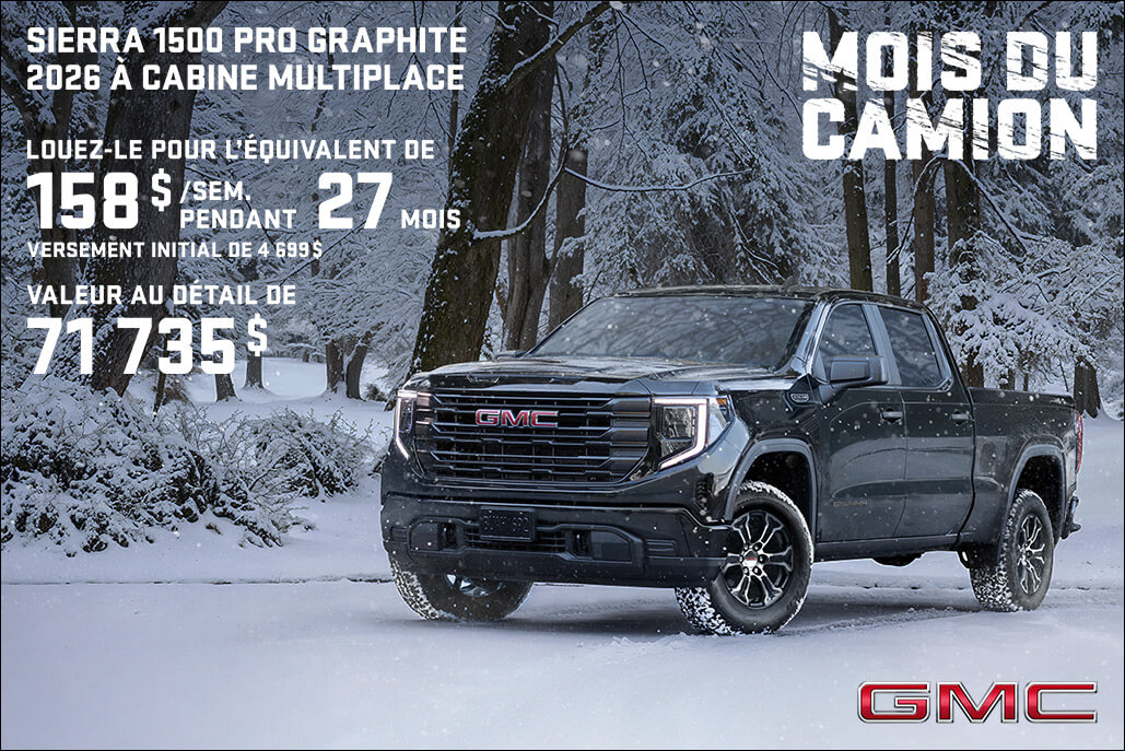 Quebec - GMC Sierra 1500 Lease - FR