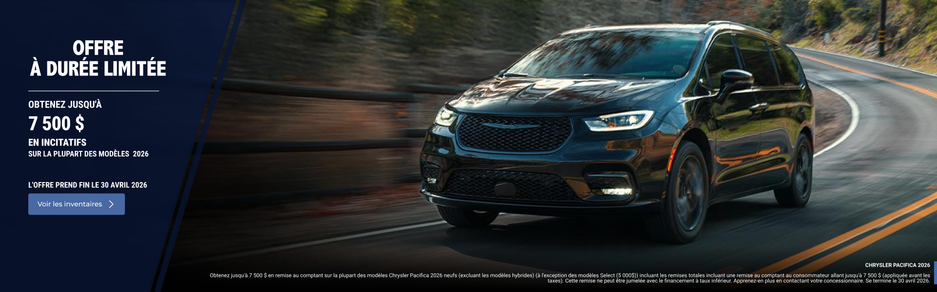 2026 Chrysler Pacifica - FR