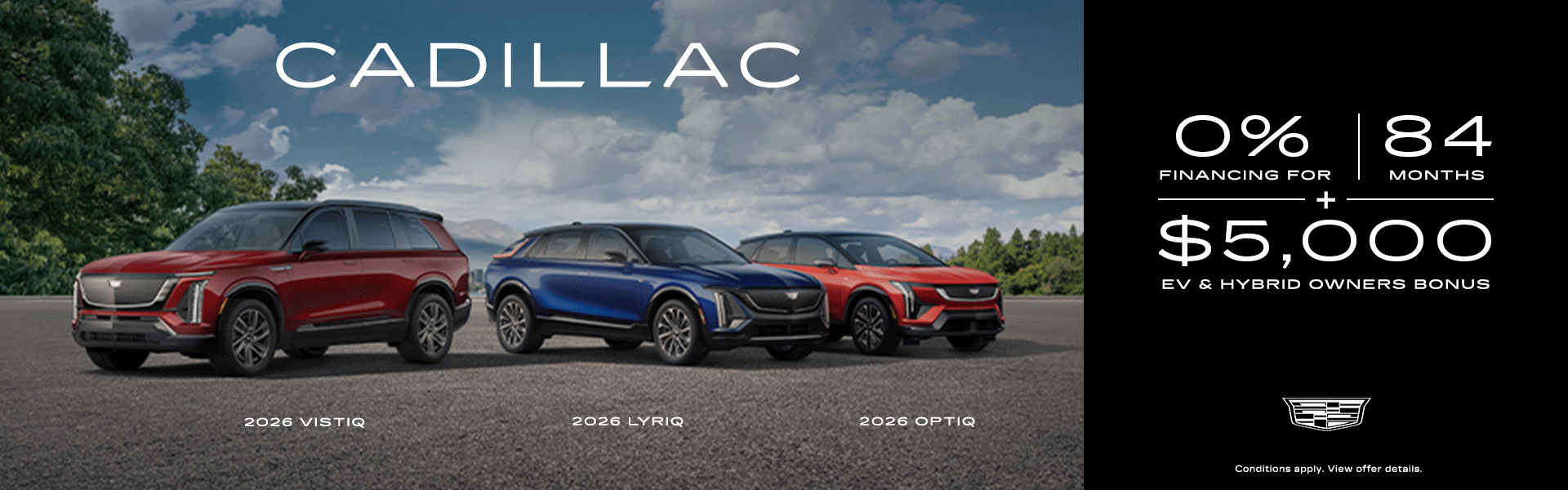 Central - Cadillac EV Family Finance - EN