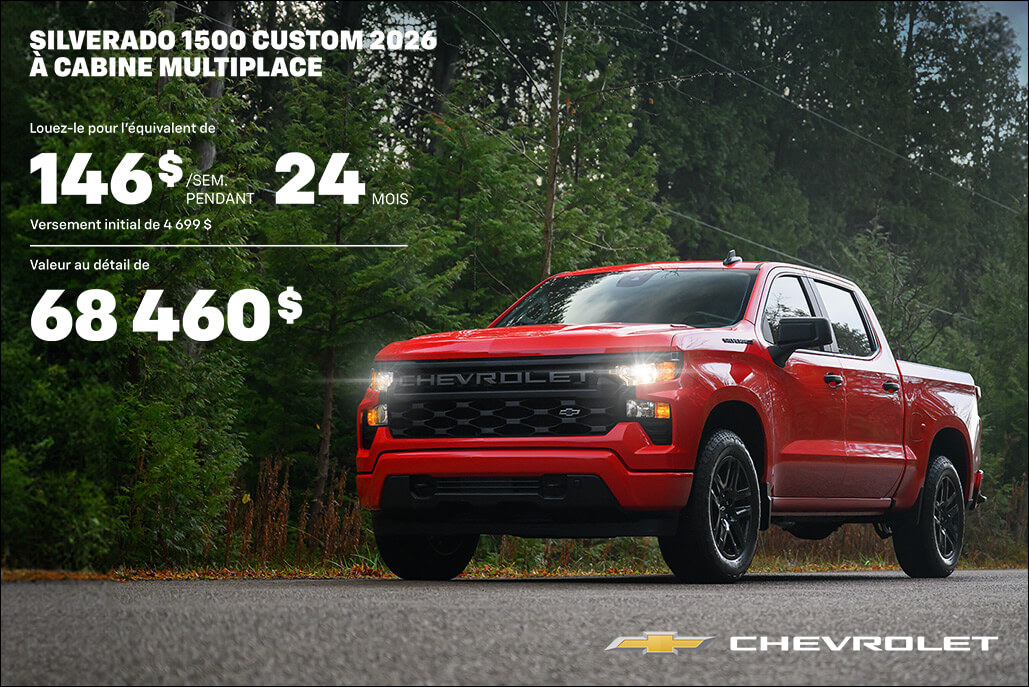 Quebec - Chevrolet Silverado 1500 Lease - FR