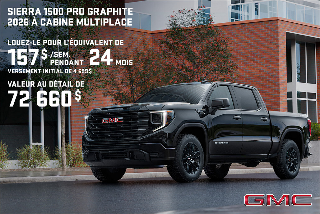 Quebec - GMC Sierra 1500 Lease - FR