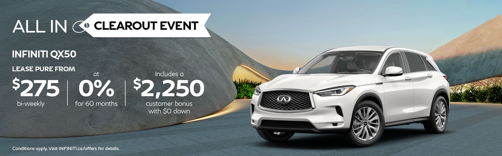 Infiniti QX50S Lease - Western