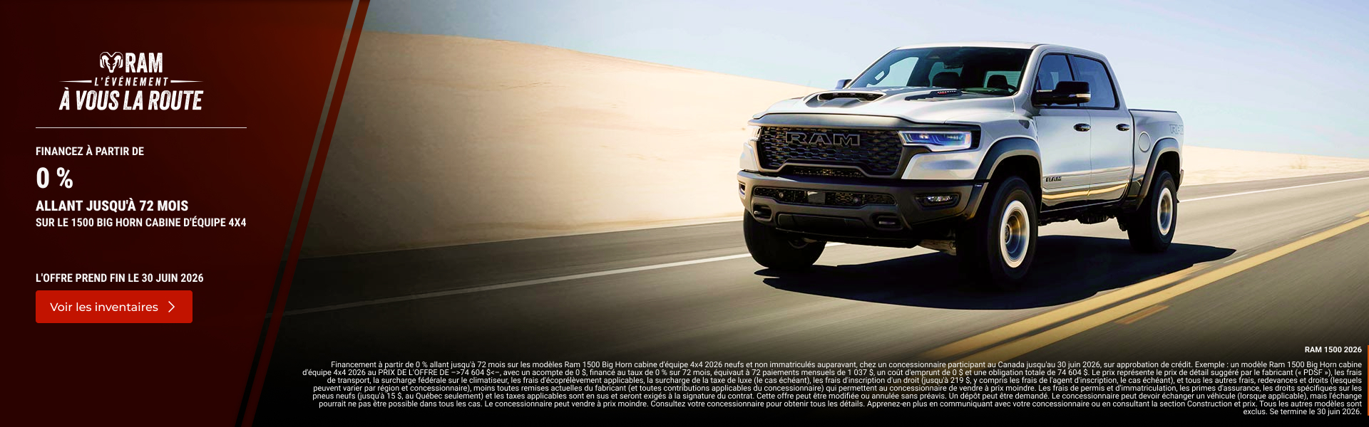 2026 RAM 1500 - FR 