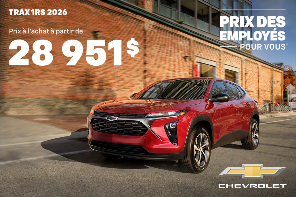 Quebec - Chevrolet Trax - FR