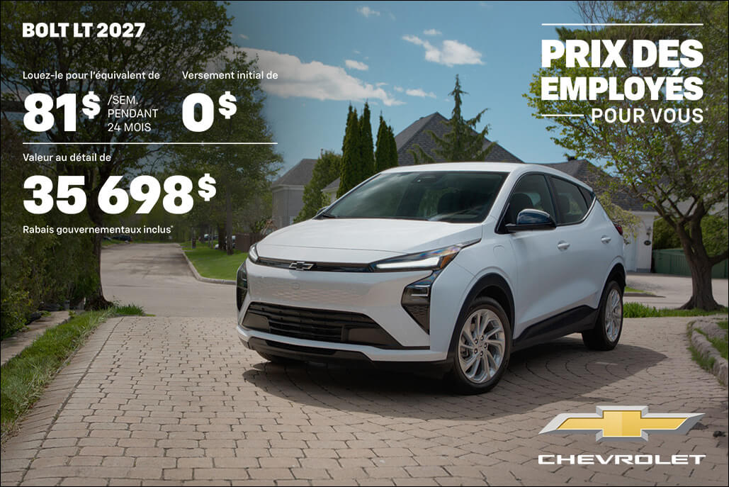 Quebec - Chevrolet Bolt - FR