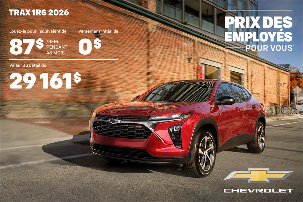 Quebec - Chevrolet Trax - FR