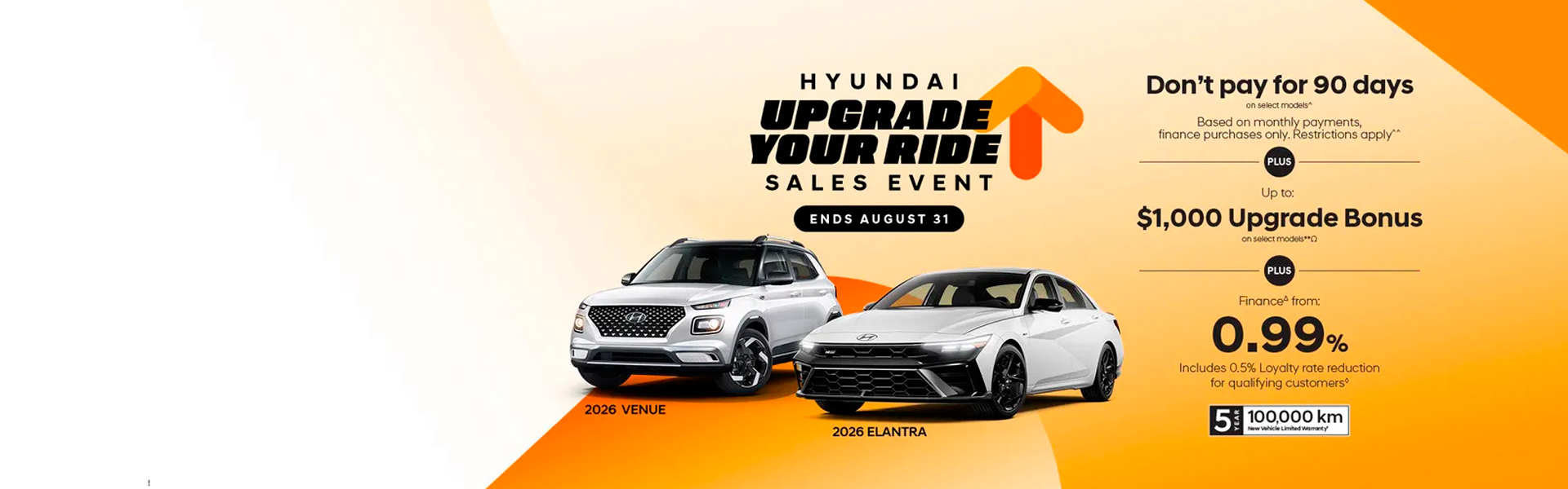 Hyundai Upgrade Your Ride Sale Event - EN