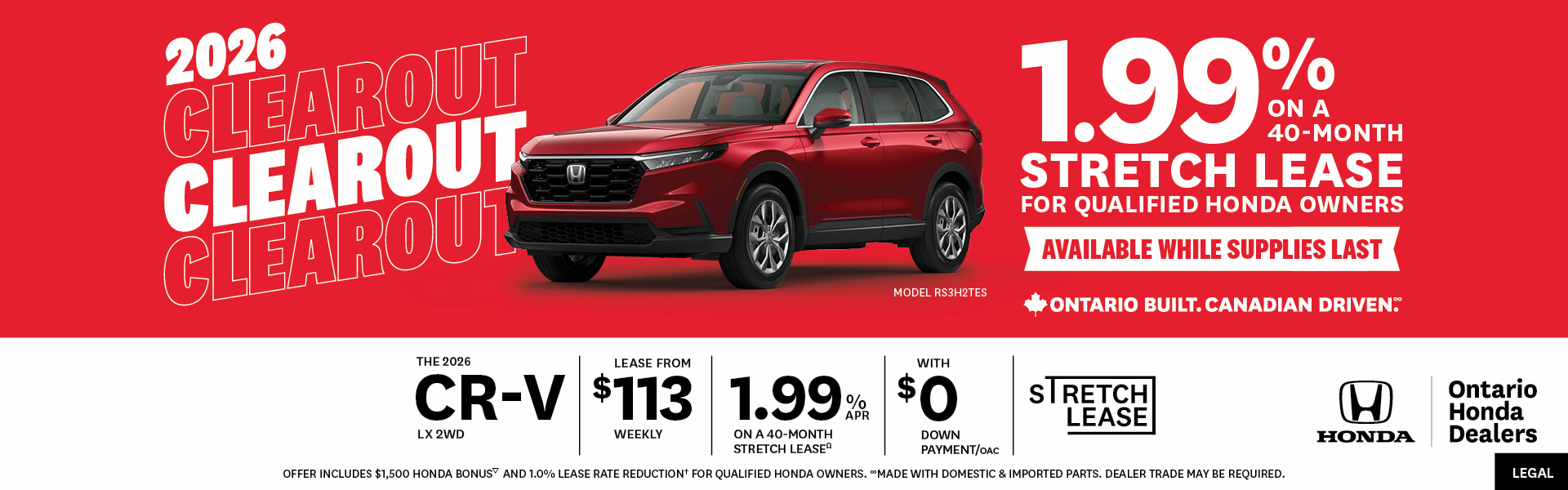 2026 Honda CR-V LX