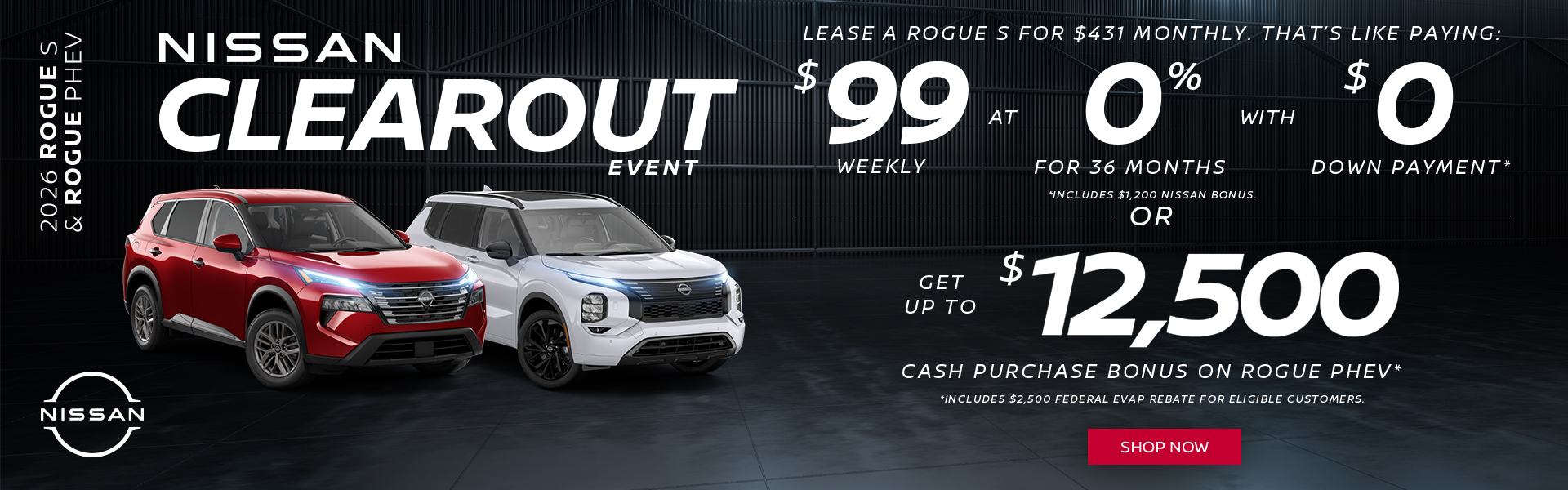 Nissan Rogue S Lease ROC
