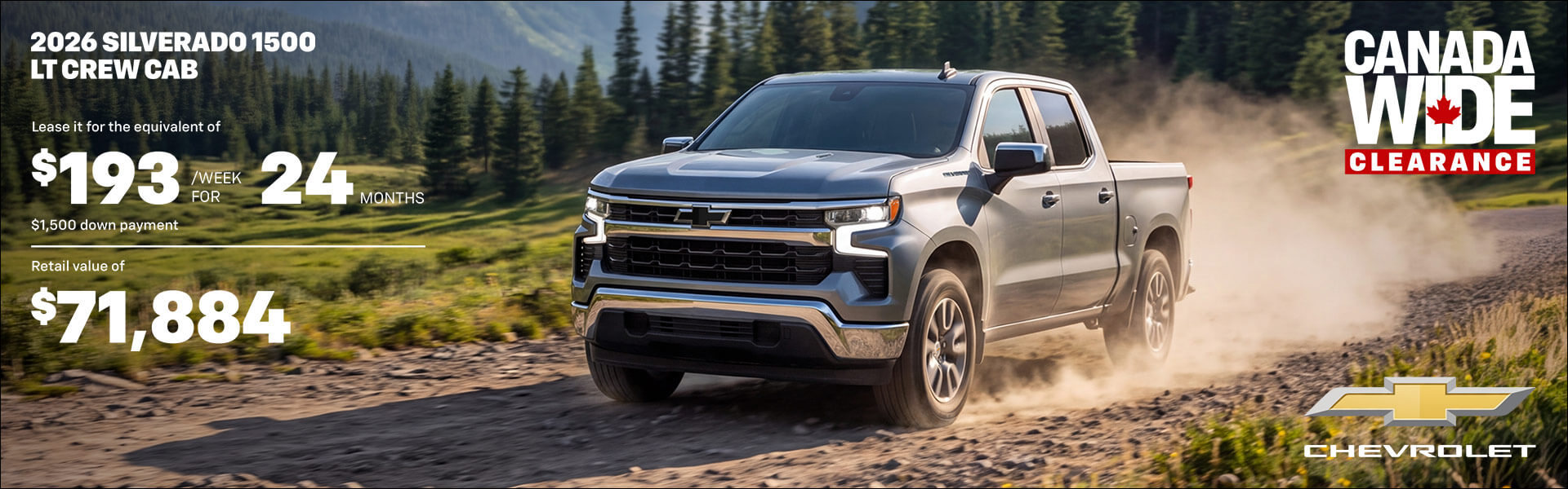 Quebec - Chevrolet Silverado 1500 Lease - EN