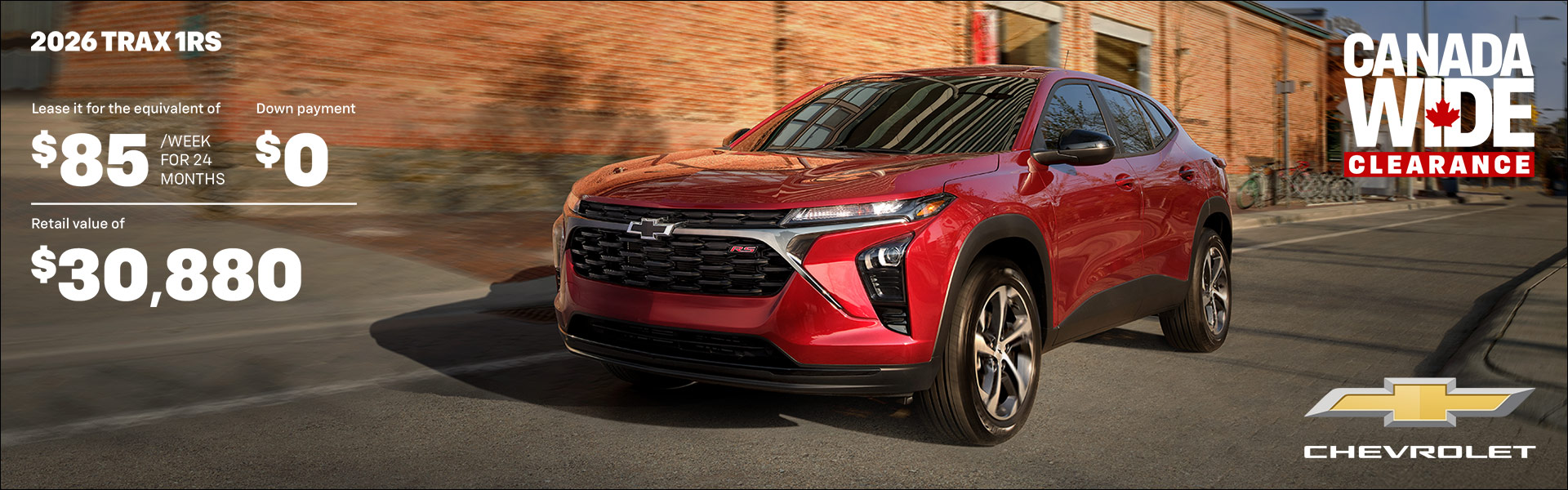 Quebec - Chevrolet Trax Lease - EN