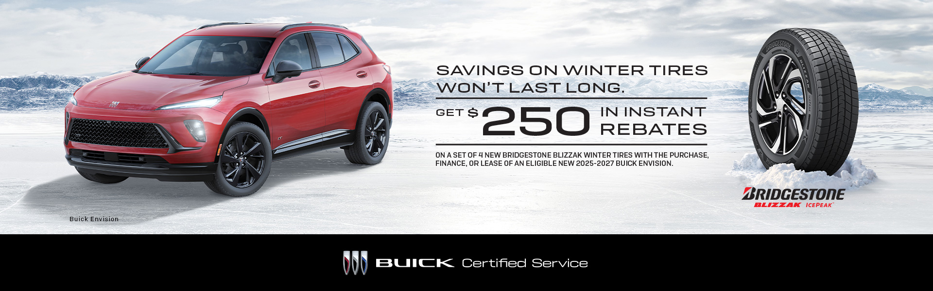 Fall SUV Winter Tire Promotion Campaign Buick - EN