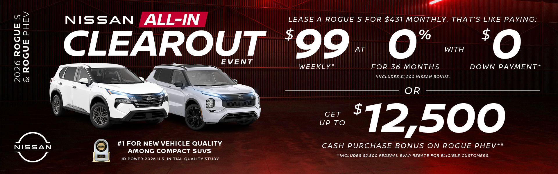 Nissan Rogue S Lease ROC